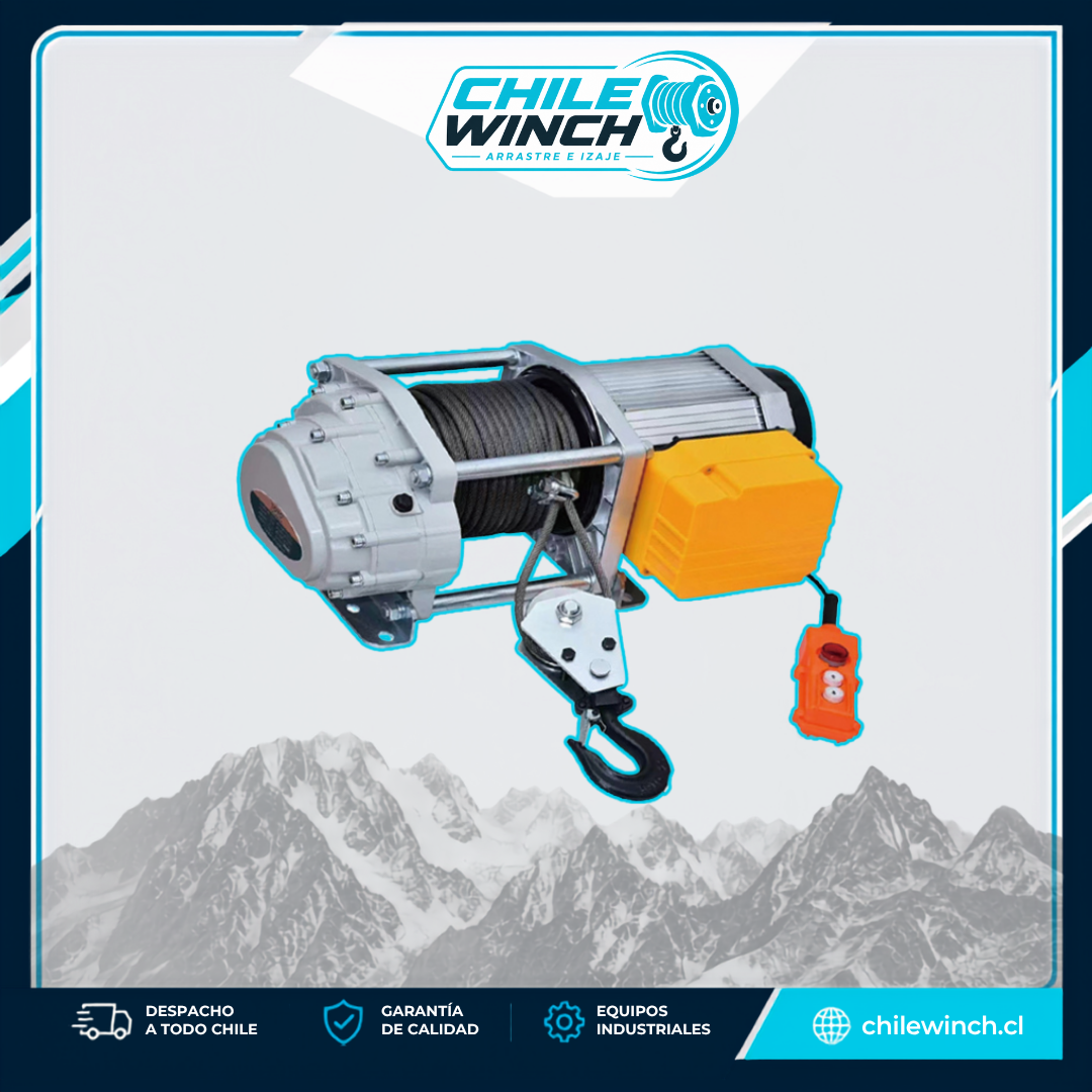 Winche Eléctrico de Izaje TOYO GF2500A 1.250/2.500 kg – 220 V